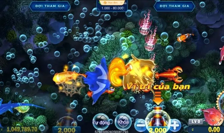 Hệ thống vũ khí trong game Bắn Cá Royal Fishing Tại 789Club