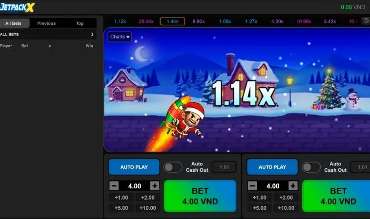 Giao diện chơi game nhanh ZetX Tại 789Club