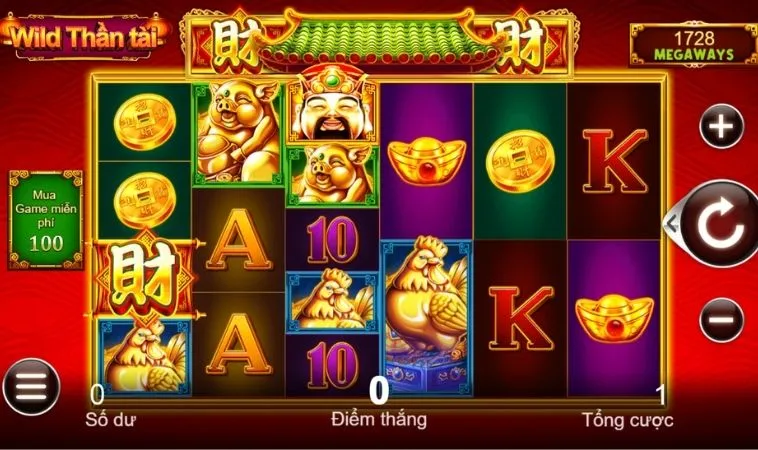 Giao diện chơi Săn Hũ Thần Tài 789Club